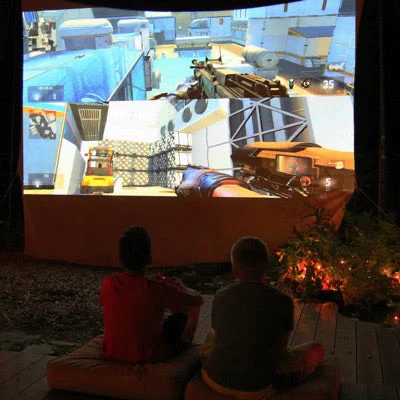 1080P Mini Projector with Built-In Speakers, Portable Full HD Home Theater for Bedroom, Living Room and Backyard Movies