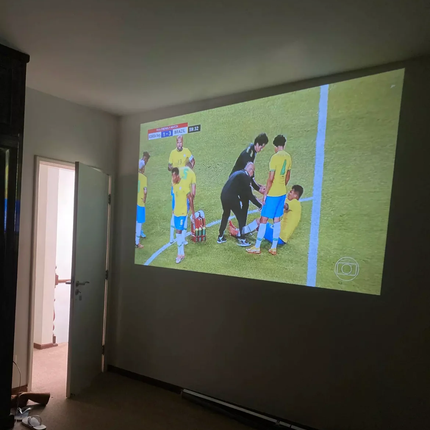 1080P Mini Projector with Built-In Speakers, Portable Full HD Home Theater for Bedroom, Living Room and Backyard Movies