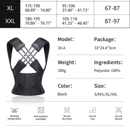 Back Support Belt with Adjustable Compression | Pain Relief for Posture Correction