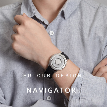 Navigator Magnetic Ball Watch with Adjustable Time Settings | Unique Design for Effortless Style