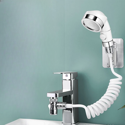 Universal Shower Tap Head Attachment with Adjustable Water Flow | Easy Install for Versatile Shower Experience