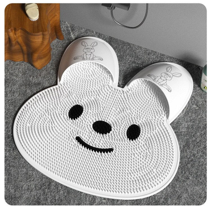 Non-Slip Bathroom Mat for Massage Therapy | Soft Rubber Design for Comfort and Safety