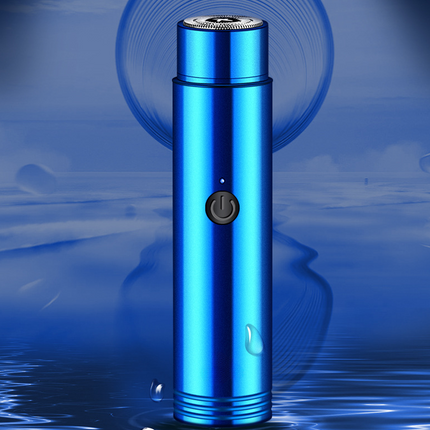 Pocket Electric Shaver, USB Powered Mini Travel Razor with Quiet Motor and Gentle Blades for Sensitive Skin