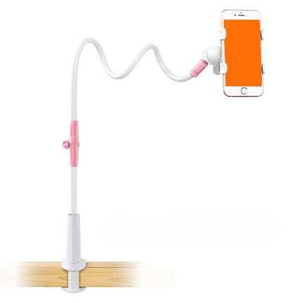 Phone Holder Stand for Desk, Flexible ABS Mobile Phone Stand for Hands Free Viewing in the Office and at Home