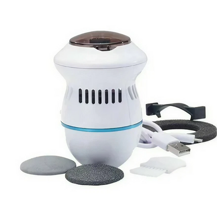 Electric Foot File and Dead Skin Remover, Handheld Callus Smoothing Pedicure Tool for Dry Heels
