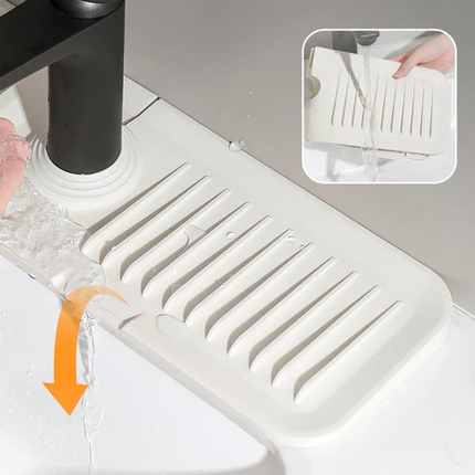 Kitchen Sink Draining Mat for Countertops, Dish Drying Mat that Holds Wet Plates, Pans and Utensils