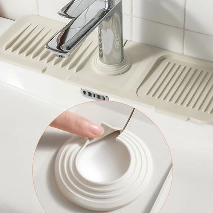 Kitchen Sink Draining Mat for Countertops, Dish Drying Mat that Holds Wet Plates, Pans and Utensils