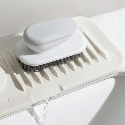 Kitchen Sink Draining Mat for Countertops, Dish Drying Mat that Holds Wet Plates, Pans and Utensils