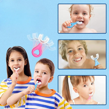 U-Shaped Toothbrush with Soft Bristles | Ergonomic Design for Easy Cleaning