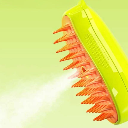Rechargeable Pet Grooming Brush with Steam Function | Effective Cleaning for All Fur Types