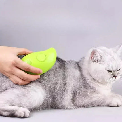 Rechargeable Pet Grooming Brush with Steam Function | Effective Cleaning for All Fur Types