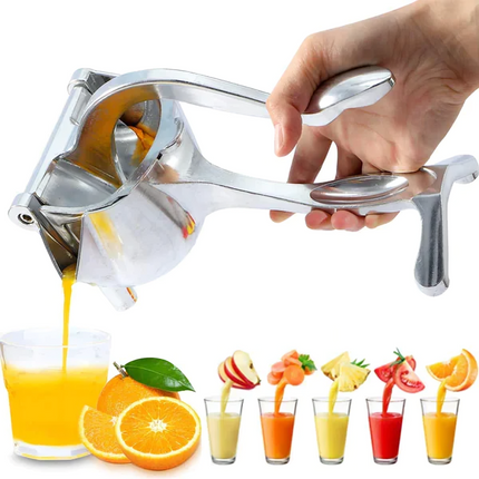 Hand Press Juice Squeezer, Manual Fruit Press with High Juice Yield for Travel and Outdoor Adventures