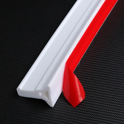 Shower Water Stopper, Self-Adhesive Silicone Water Dam for Bathroom Floors, Keeps Water Inside the Shower, 2m or 3m