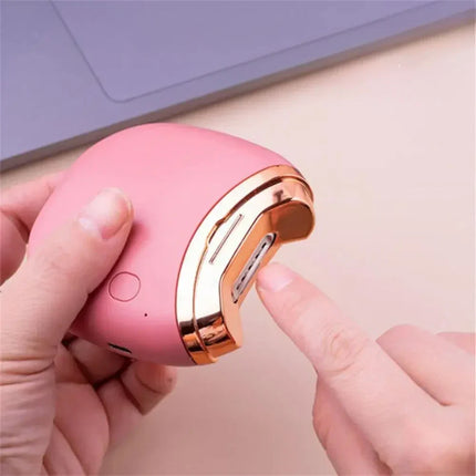 Electric Nail Clipper with Safety Guard, Rechargeable Automatic Nail Trimmer in White, Green or Pink, Easy to Clean