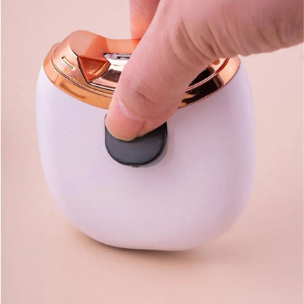 Electric Nail Clipper with Safety Guard, Rechargeable Automatic Nail Trimmer in White, Green or Pink, Easy to Clean