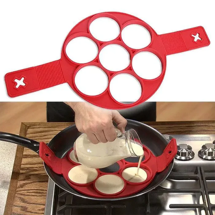 Silicone Pancake Mold with Non-Stick Design | Fun Shapes for Perfect Breakfasts