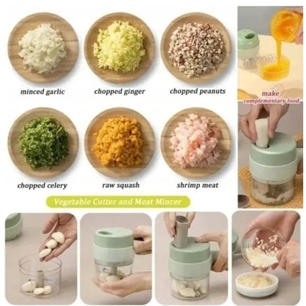 Vegetable Chopper with Ergonomic Grip & Quick-Release Design | Efficient Kitchen Tool for Easy Meal Prep