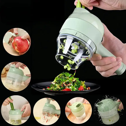 Vegetable Chopper with Ergonomic Grip & Quick-Release Design | Efficient Kitchen Tool for Easy Meal Prep
