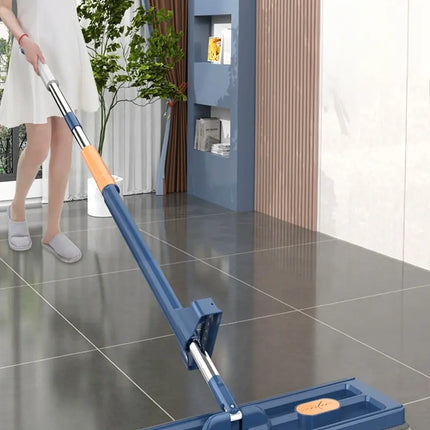 360° Flat Mop with Self-Wringing Design | Effortless Cleaning for All Surfaces