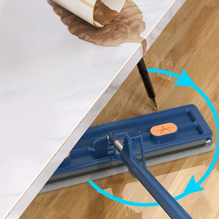 360° Flat Mop with Self-Wringing Design | Effortless Cleaning for All Surfaces
