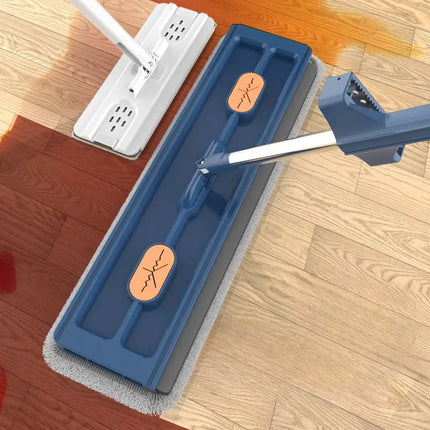 360° Flat Mop with Self-Wringing Design | Effortless Cleaning for All Surfaces