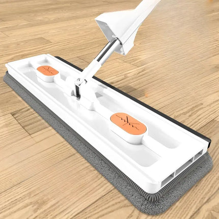 360° Flat Mop with Self-Wringing Design | Effortless Cleaning for All Surfaces