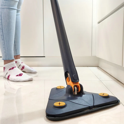 360° Self-Wringing Mop with Ergonomic Handle | Effortless Cleaning for All Floors