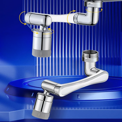 360 Rotatable Faucet Sprayer, 2-Mode Swivel Tap Attachment with 4-Layer Filter, Fits 99% of Kitchen and Bath Taps