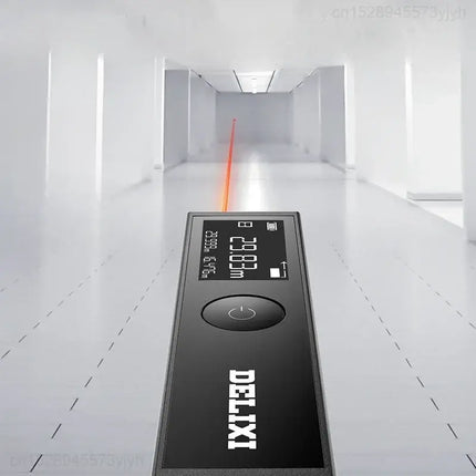 Laser Distance Measure, Rechargeable Handheld Rangefinder with USB Charging for Home and DIY Projects