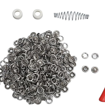 Snap Button Kit with Pliers | Durable Tool Set for Easy Fabric Fastening