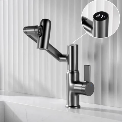 SmartFlow Intelligent Faucet with Touch Control & Digital Display | Modern Design for Effortless Water Management