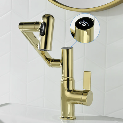 SmartFlow Intelligent Faucet with Touch Control & Digital Display | Modern Design for Effortless Water Management