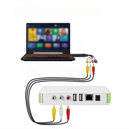 USB Video Capture Adapter for VHS with High-Quality Transfer | Easy Setup for Digital Archiving