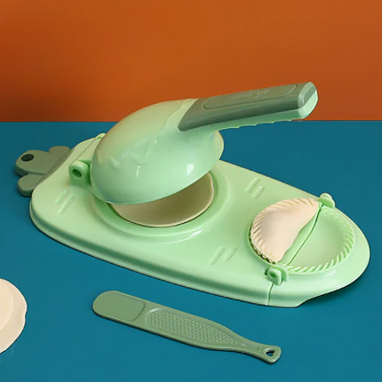 Dumpling Maker Press with Non-Stick Plates, Easy Home Dumpling Mold Tool for Filled Dough, Red, Green, Pink, Yellow