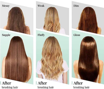 Detangling Hair Brush for Wet and Dry Hair, Flexible Bristle Detangler in 8 Colors for Curly and Thick Hair