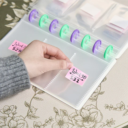 52-Week Savings Binder | Organized Tracking System for Effective Budgeting