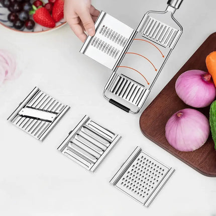 Stainless Steel Grater with Extra Sharp Blades | Durable Kitchen Tool for Effortless Food Prep
