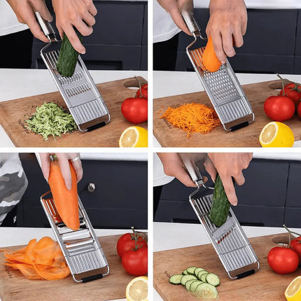 Stainless Steel Grater with Extra Sharp Blades | Durable Kitchen Tool for Effortless Food Prep