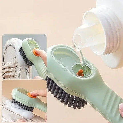 Soft-Bristled Shoe Brush with Ergonomic Grip | Durable Cleaning Tool for Effortless Shoe Care