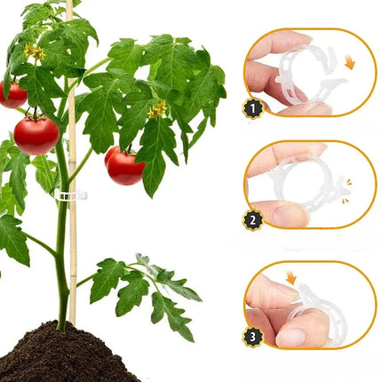 Plant Support Clips with Adjustable Design | Durable Garden Accessories for Healthy Growth