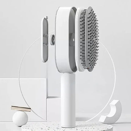 Self-Cleaning Hair Brush with Easy Detangling | Effortless Styling for All Hair Types