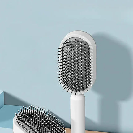 Self-Cleaning Hair Brush with Easy Detangling | Effortless Styling for All Hair Types