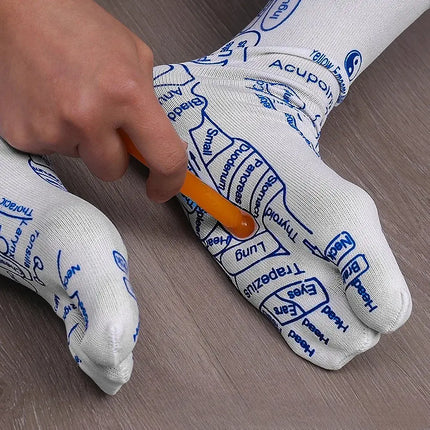 Reflexology Foot Massage Socks with Targeted Pressure Relief | Cozy Design for Relaxation and Pain Relief