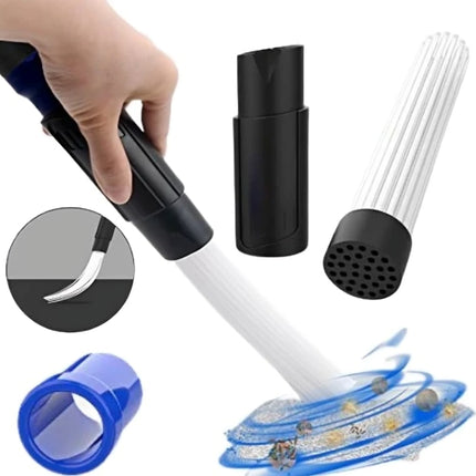 Vacuum Cleaner Brush Attachment with Small Suction Tubes, Universal Fit Dust Cleaning Tool for Home and Car
