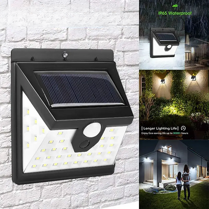 Solar Outdoor Light with Adjustable Brightness | Waterproof Design for Effortless Illumination