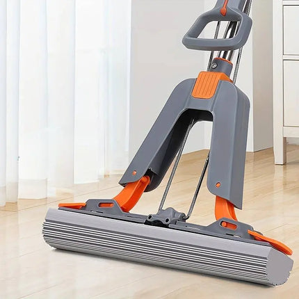 Self-Wringing Mop with Microfiber Mop Head | Effortless Cleaning for Streak-Free Floors