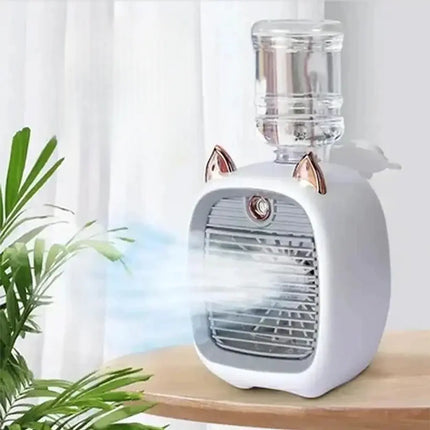 Portable Air Conditioner Fan with Adjustable Speed & Oscillation | Compact Cooling Solution for Home and Office