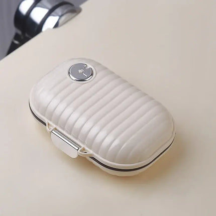 Daily Pill Organizer Box with 7 Compartments | Convenient Medication Management for On-the-Go