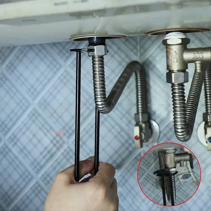 Multi-Use Sink Wrench Tool with Ergonomic Grip | Adjustable Design for Easy Plumbing Repairs