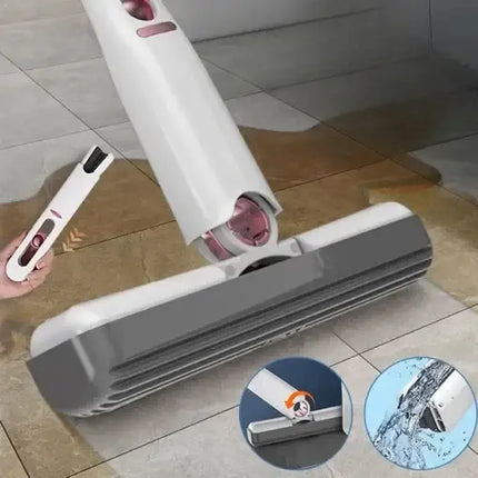 Self-Wringing Mini Mop with Microfiber Cleaning Pad | Compact and Efficient for Quick Home Cleaning